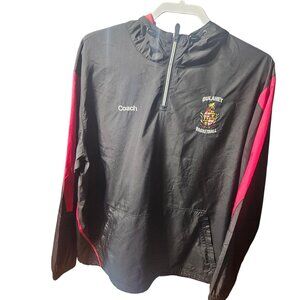 Dulaney Basketball Coach Lightweight Quarter Zip Pullover Windbreaker Jacket L